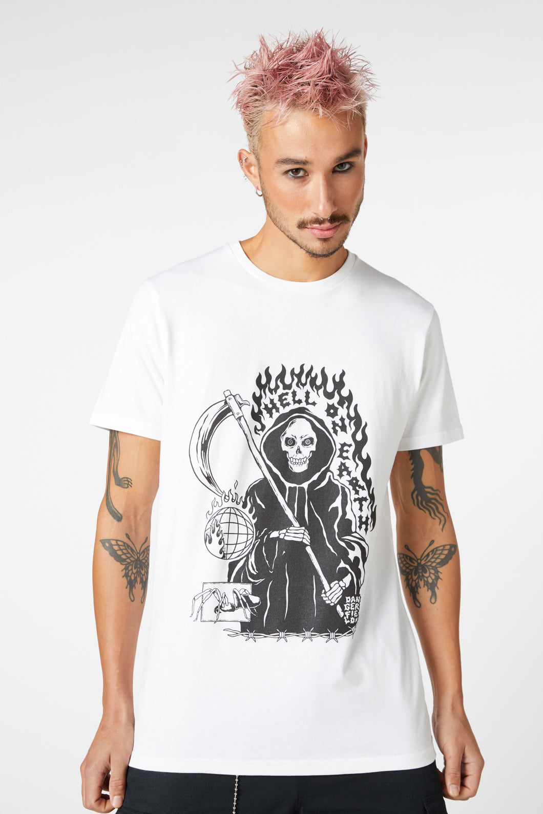 Dangerfield - Hell On Earth Tee - white