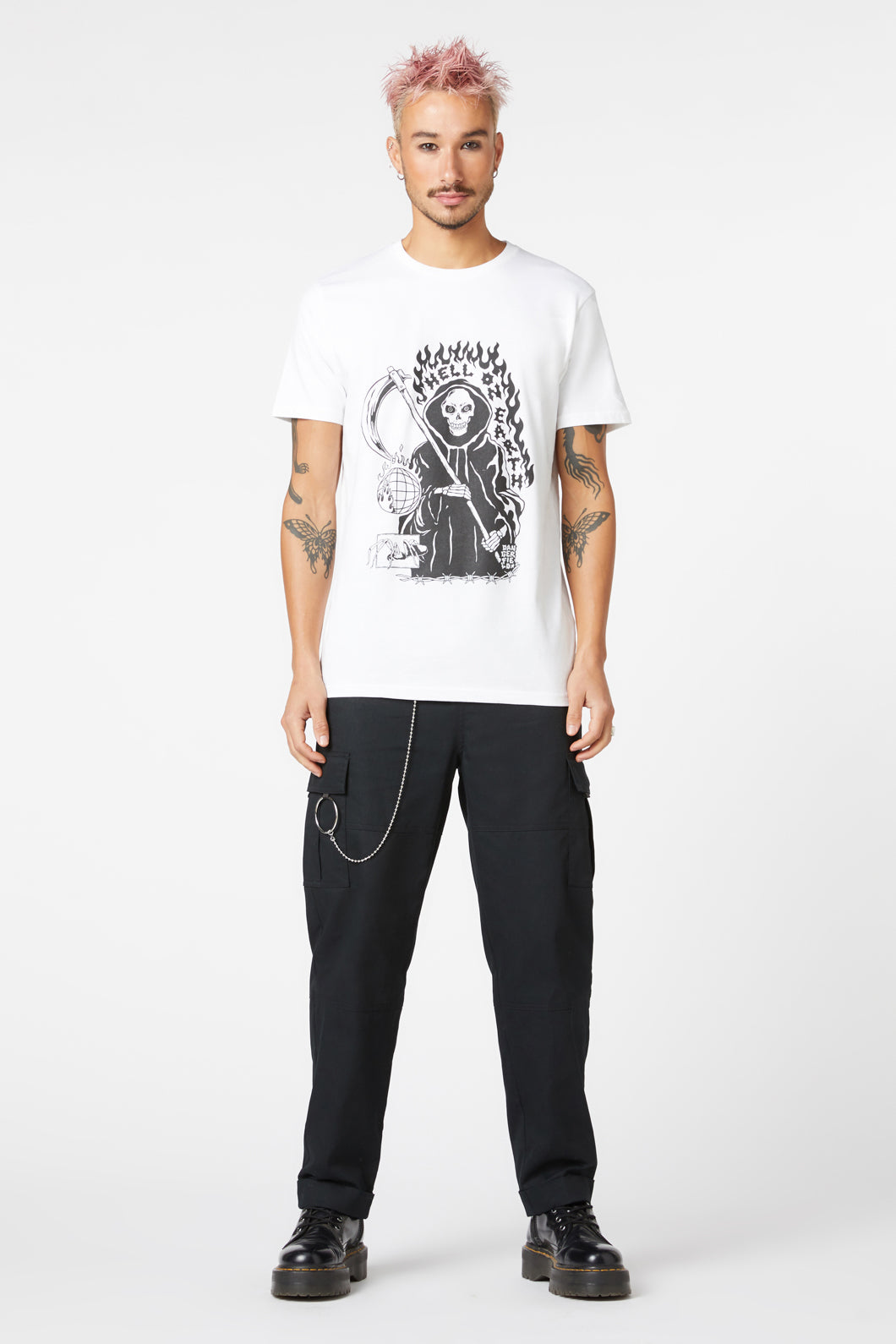 Dangerfield - Hell On Earth Tee - white