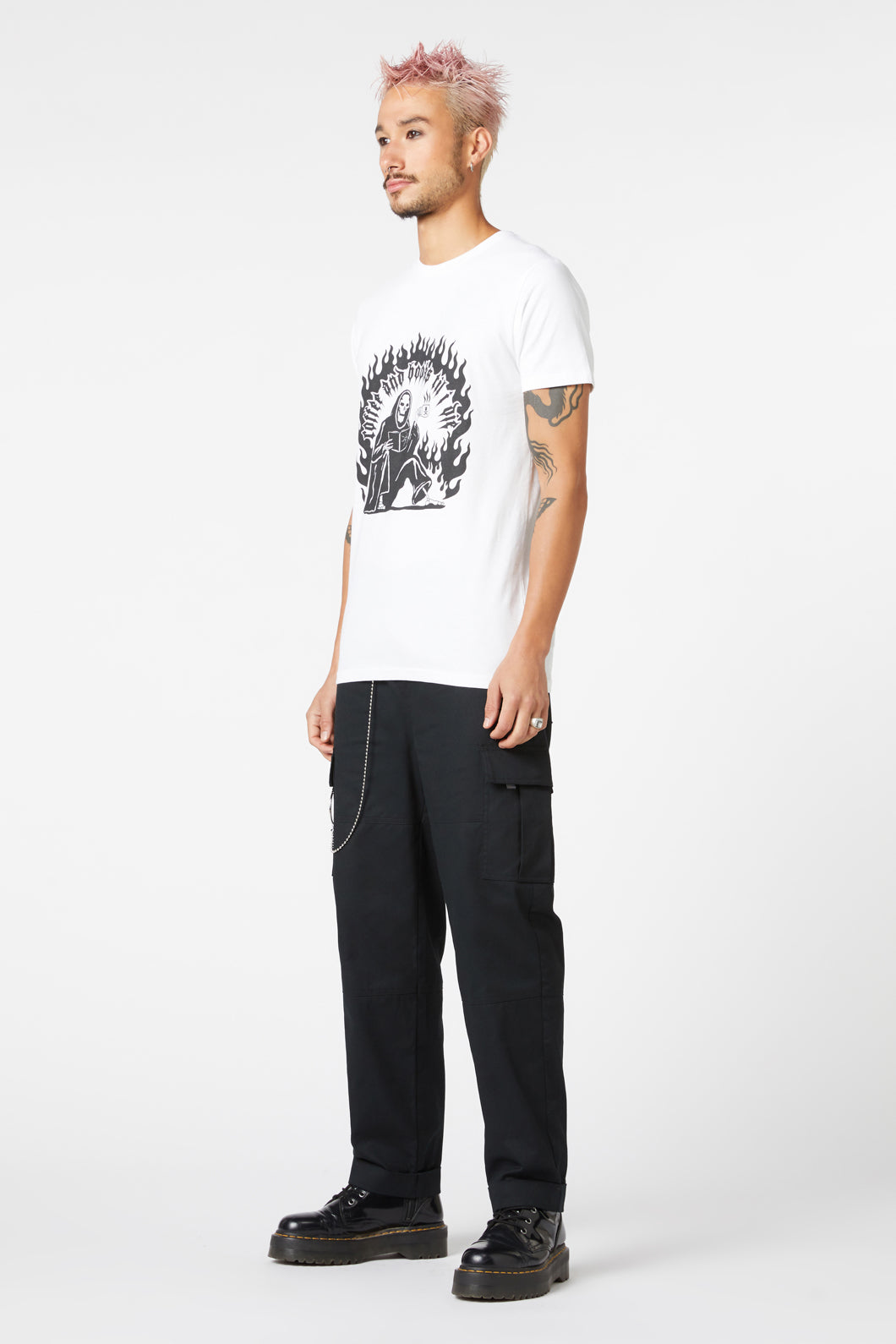 Dangerfield - Coffee & Books Tee - white