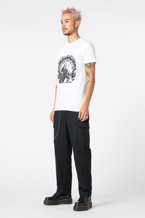Dangerfield - Coffee & Books Tee - white