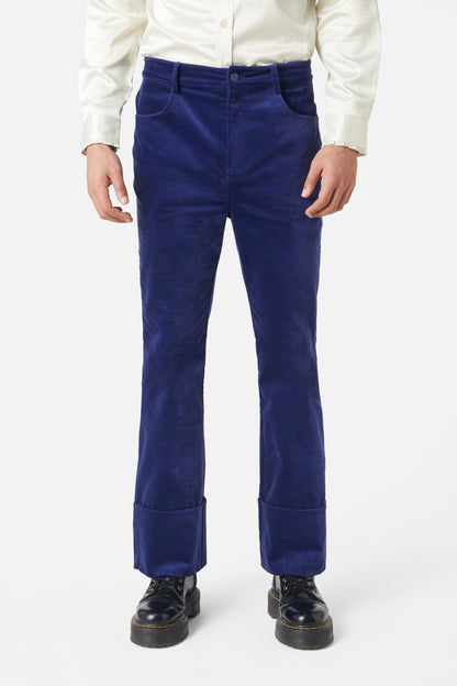 Dangerfield - Mojo Velvet Pant - blue