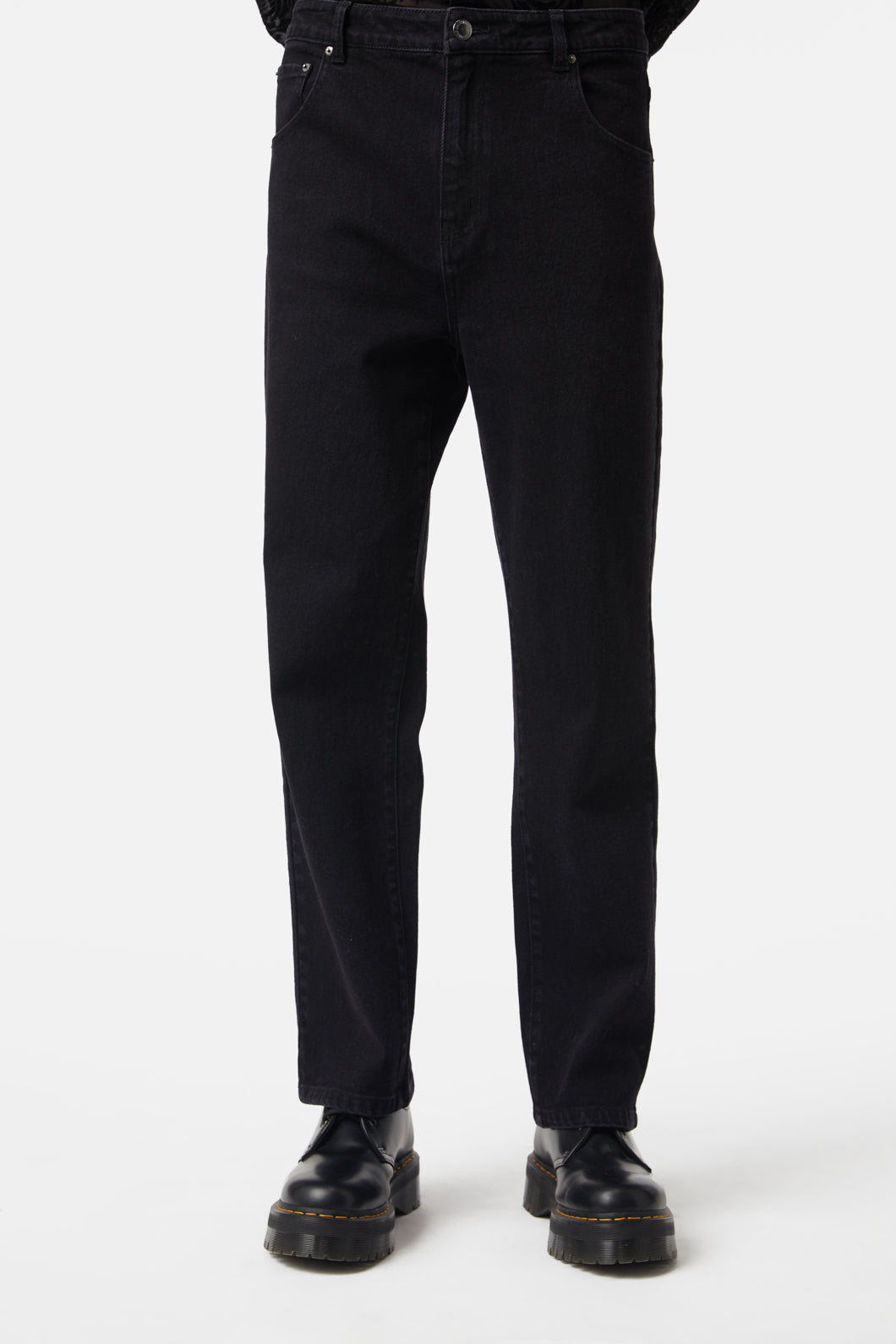 Dangerfield - Mens Classic Cut Danger Jeans - black