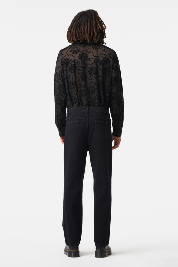 Dangerfield - Mens Classic Cut Danger Jeans - black