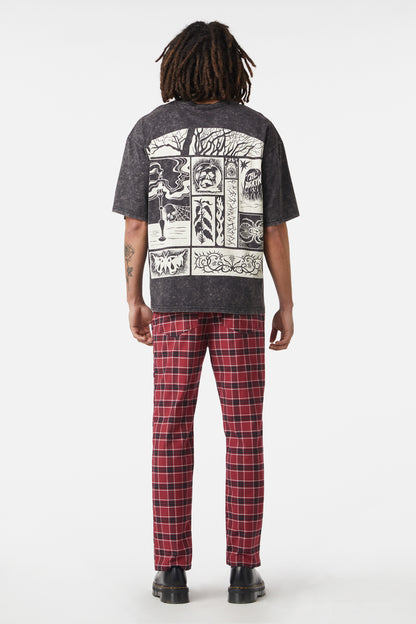 Dangerfield - Til Death Acid Wash Tee - charcoal