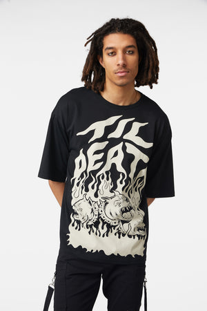 Dangerfield - Til Death Short Sleeve Tee - black