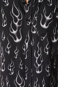 Dangerfield - Naked Flame Short Sleeve Shirt - black