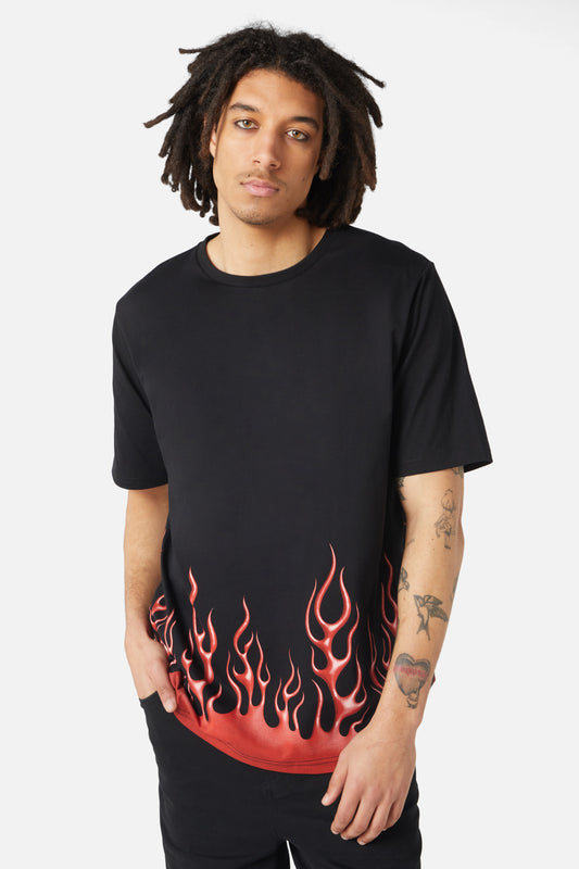 Dangerfield - Naked Flame Tee - black