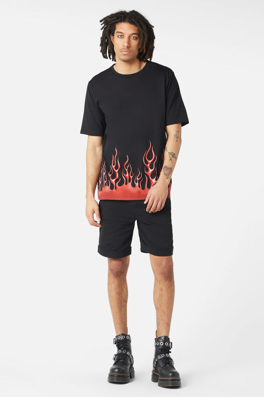 Dangerfield - Naked Flame Tee - black
