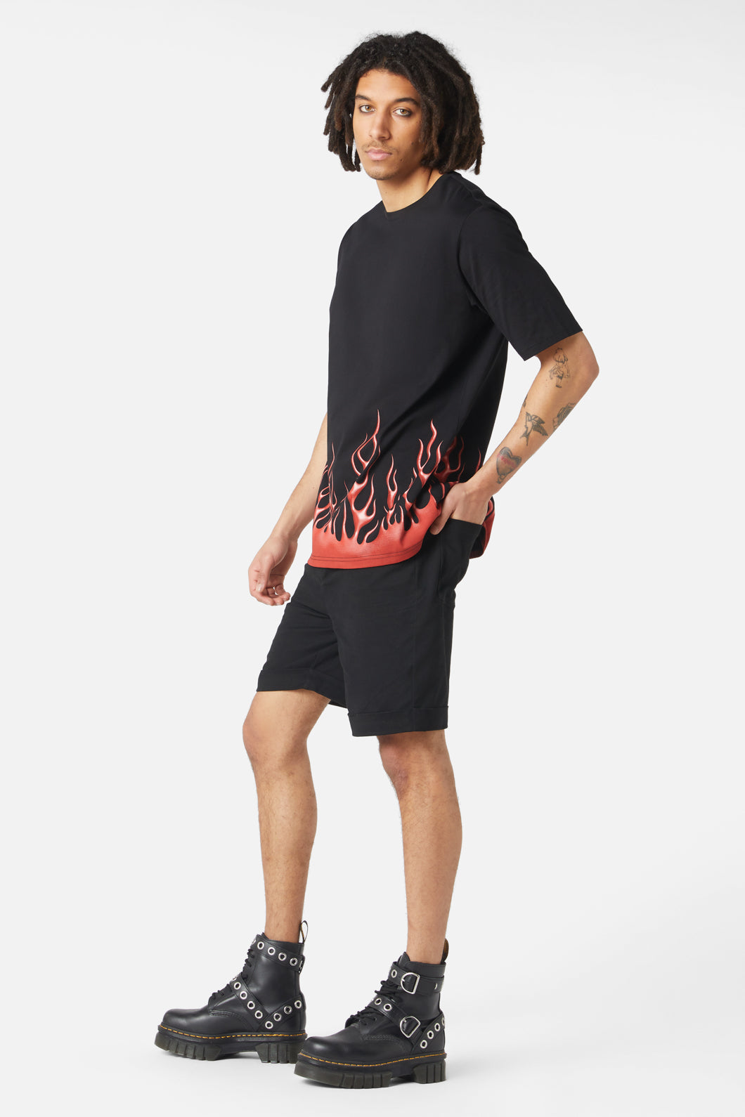 Dangerfield - Naked Flame Tee - black