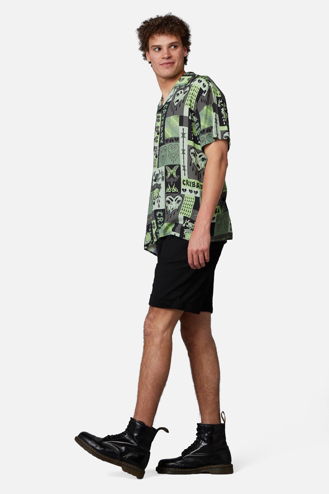Dangerfield - Cry Baby Dark Tile Short Sleeve Shirt - black