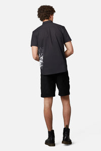 Dangerfield - The End Side Printed Short Sleeve Shirt - black-white