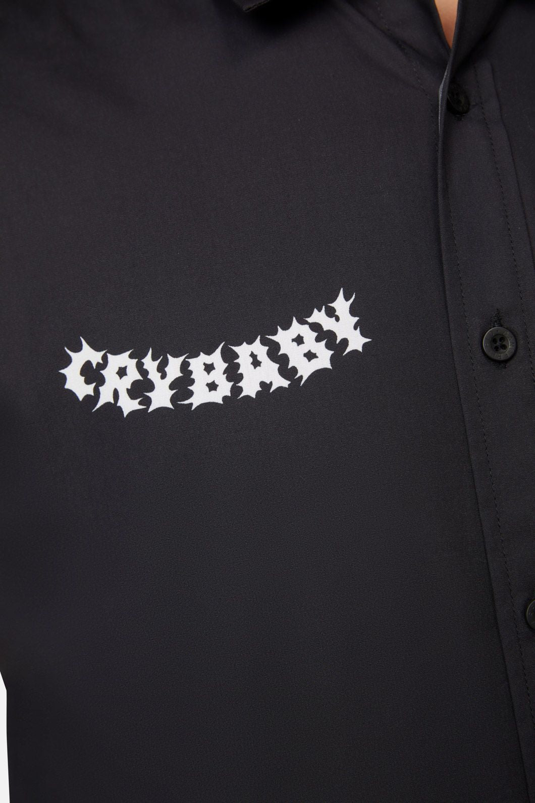 Dangerfield - The End Side Printed Short Sleeve Shirt - black-white