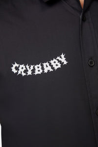 Dangerfield - The End Side Printed Short Sleeve Shirt - black-white