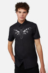 Dangerfield - Moth Front Placement Shirt - black