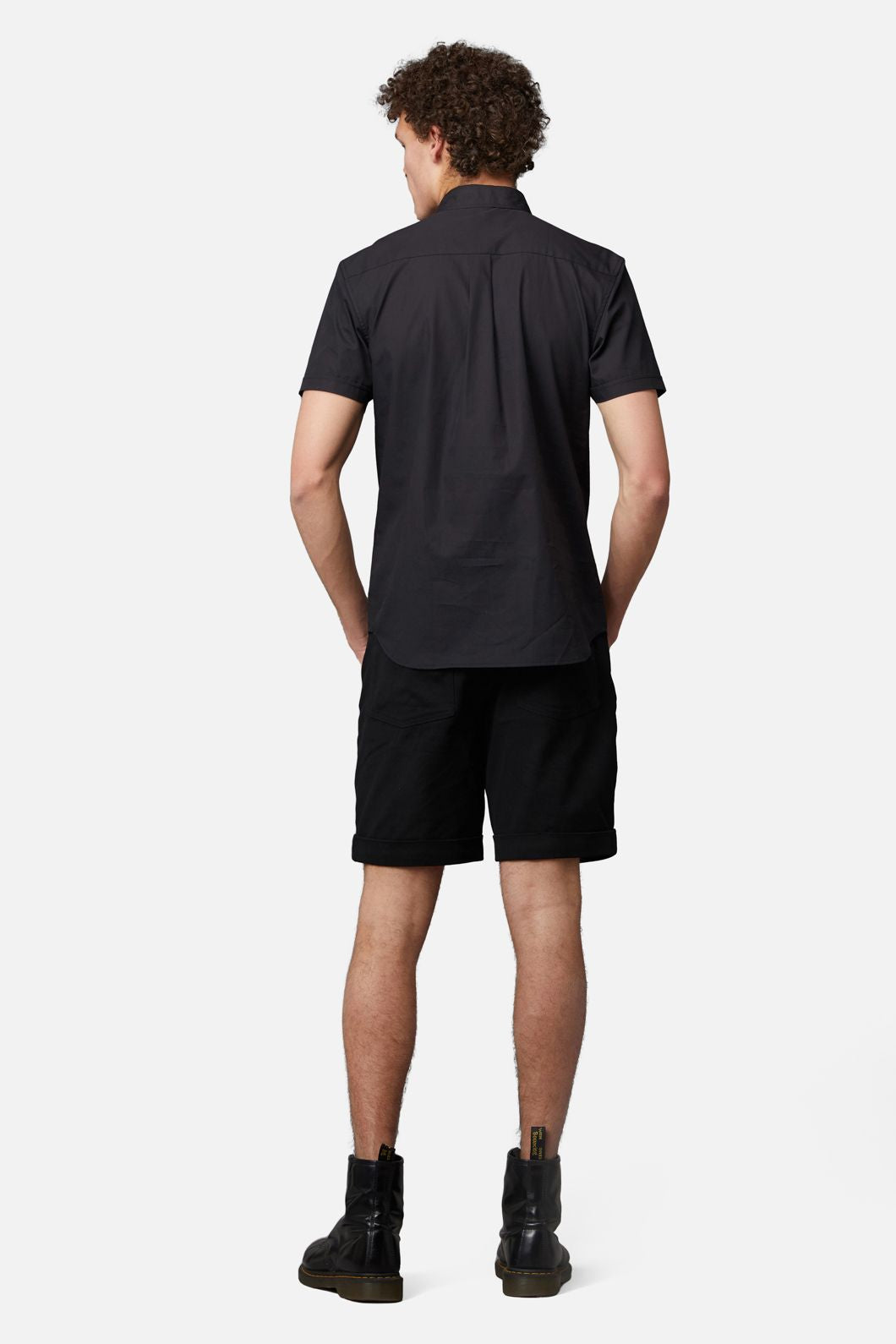 Dangerfield - Butterfly Front Placement Shirt - black