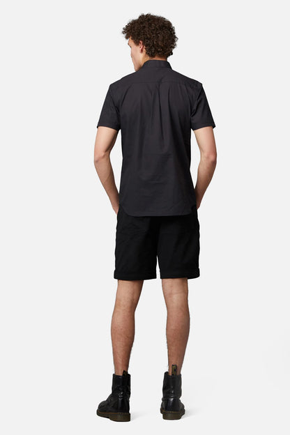 Dangerfield - Butterfly Front Placement Shirt - black