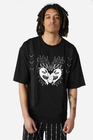 Dangerfield - The End D-Ring Tee - black