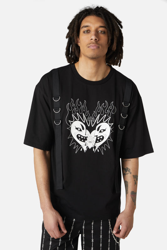 Dangerfield - The End D-Ring Tee - black