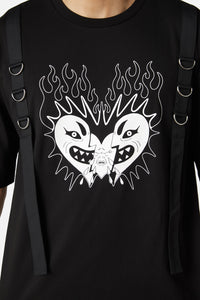 Dangerfield - The End D-Ring Tee - black