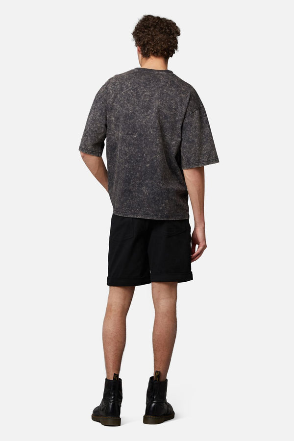 Dangerfield - Break Their Hearts Acid Wash Tee - grey