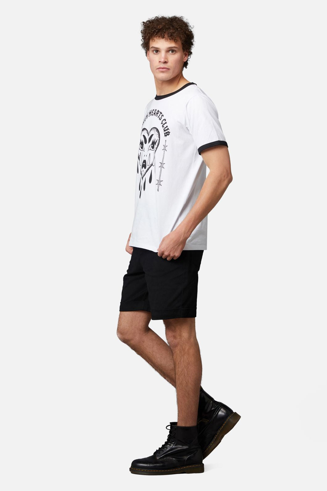 Dangerfield - Broken Hearts Club Tee - white