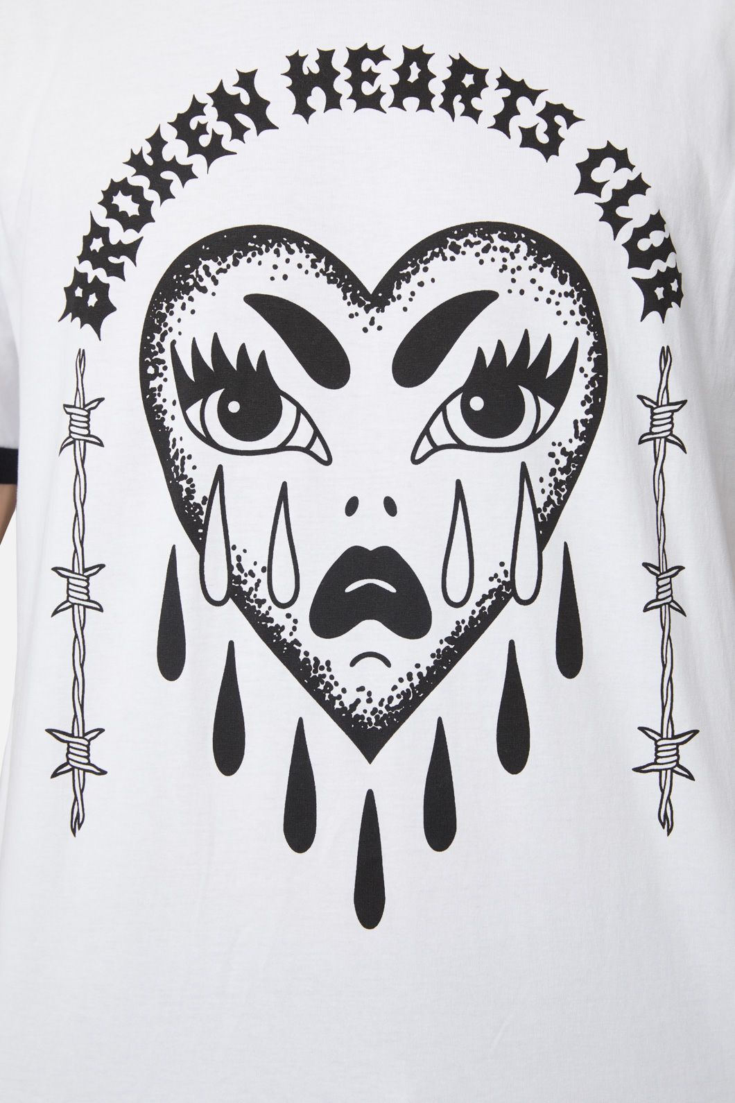 Dangerfield - Broken Hearts Club Tee - white