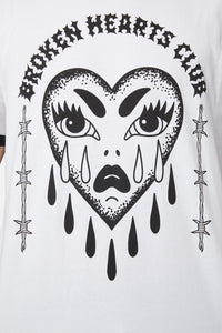 Dangerfield - Broken Hearts Club Tee - white