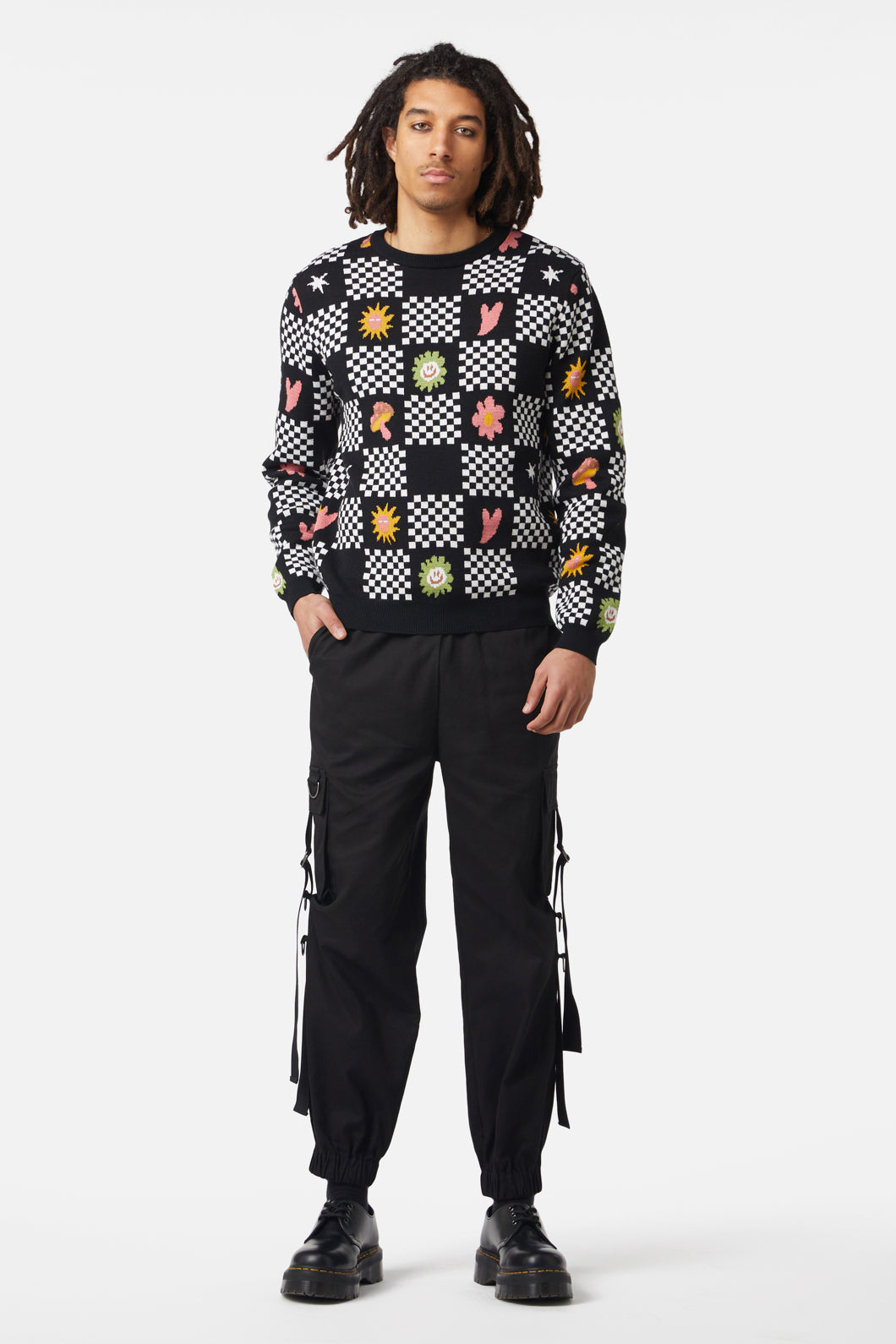 Dangerfield - Chess At Picnic Knit - multi