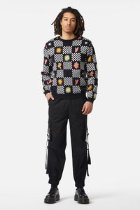 Dangerfield - Chess At Picnic Knit - multi