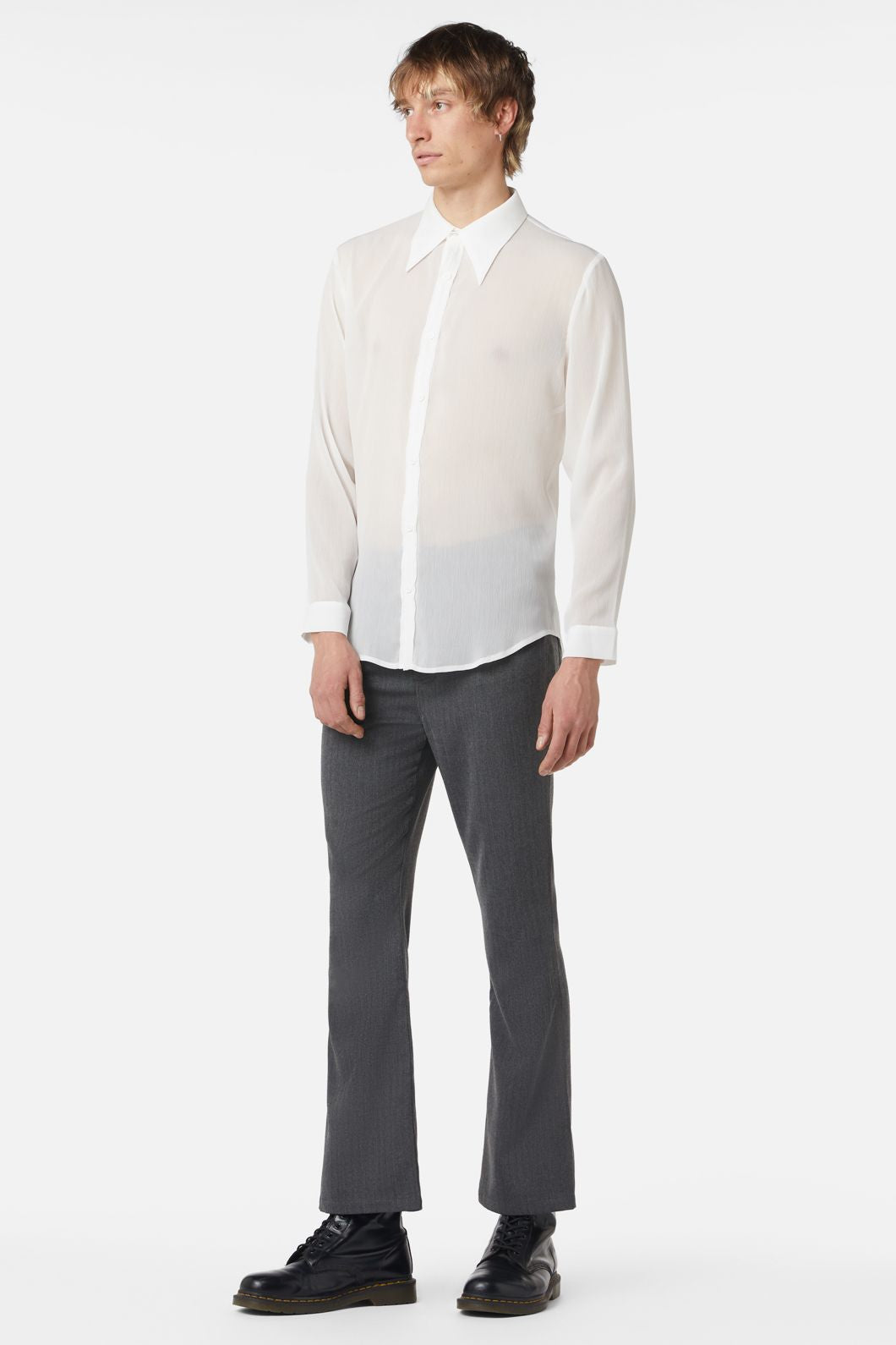 Dangerfield - Vicious Ls Shirt - cream
