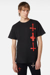 Dangerfield - Angel Of Darkness Rule Print Tee - black