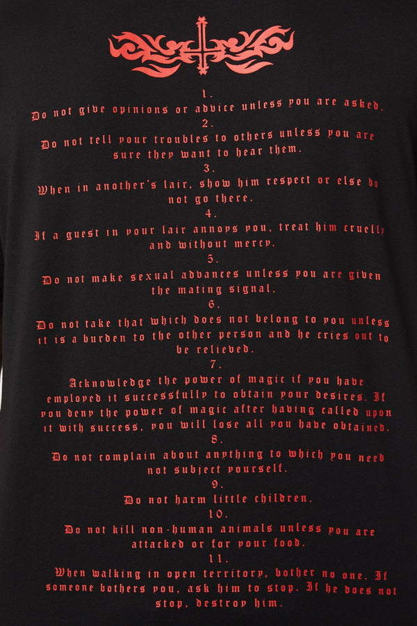 Dangerfield - Angel Of Darkness Rule Print Tee - black