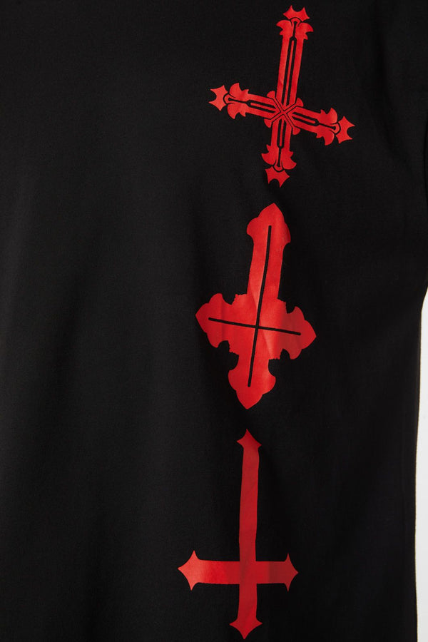 Dangerfield - Angel Of Darkness Rule Print Tee - black