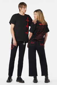 Dangerfield - Angel Of Darkness Rule Print Tee - black