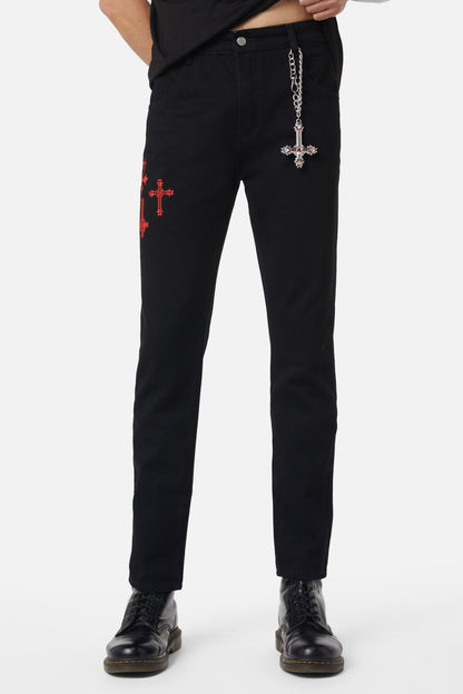 Dangerfield - Hail Lilith Skinny Unisex Jean - black
