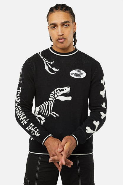 Dangerfield - The Farewell Tour Badge Knit Jumper - black