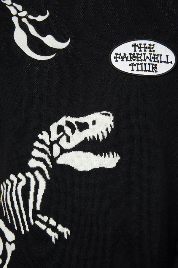 Dangerfield - The Farewell Tour Badge Knit Jumper - black