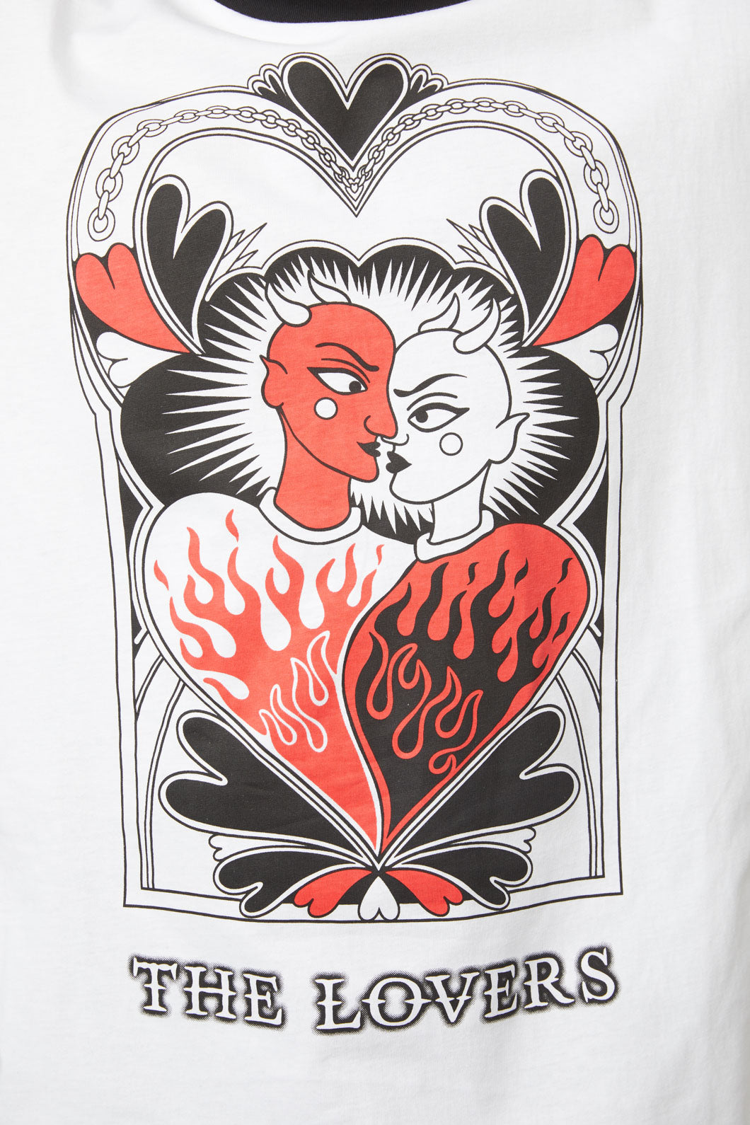 Dangerfield - The Lovers Print Tee - white