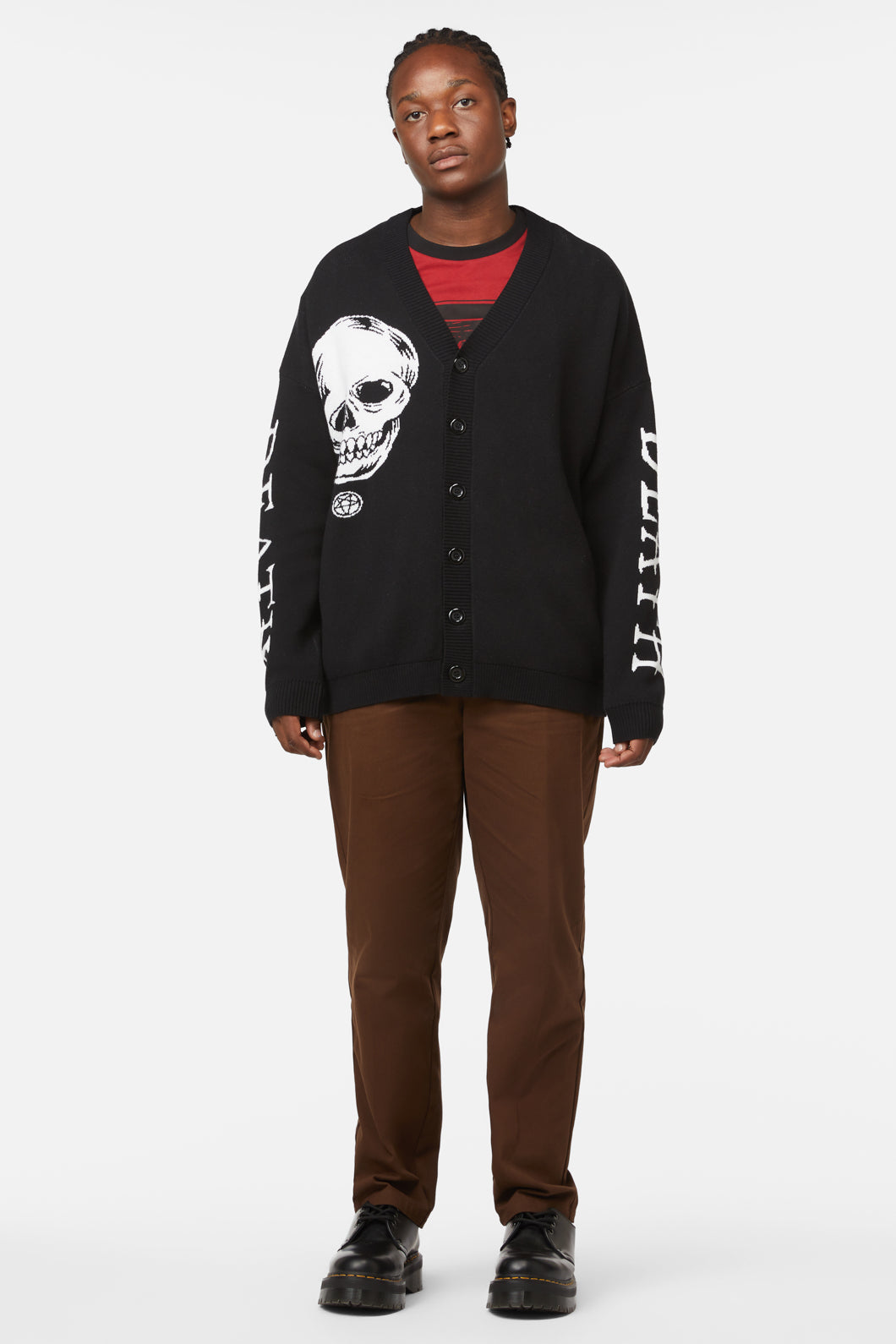 Dangerfield - Death Unisex Cardigan - black