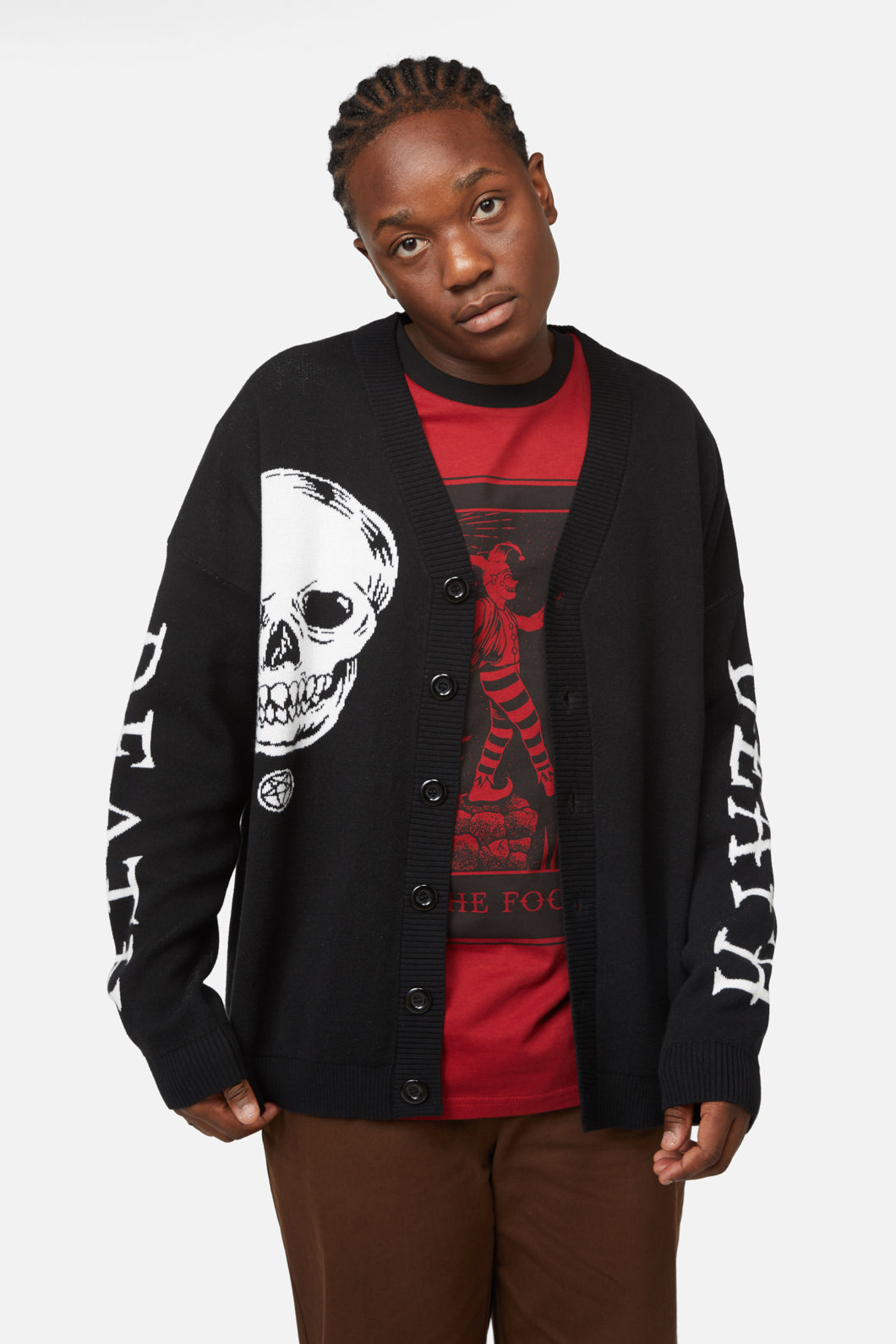 Dangerfield - Death Unisex Cardigan - black