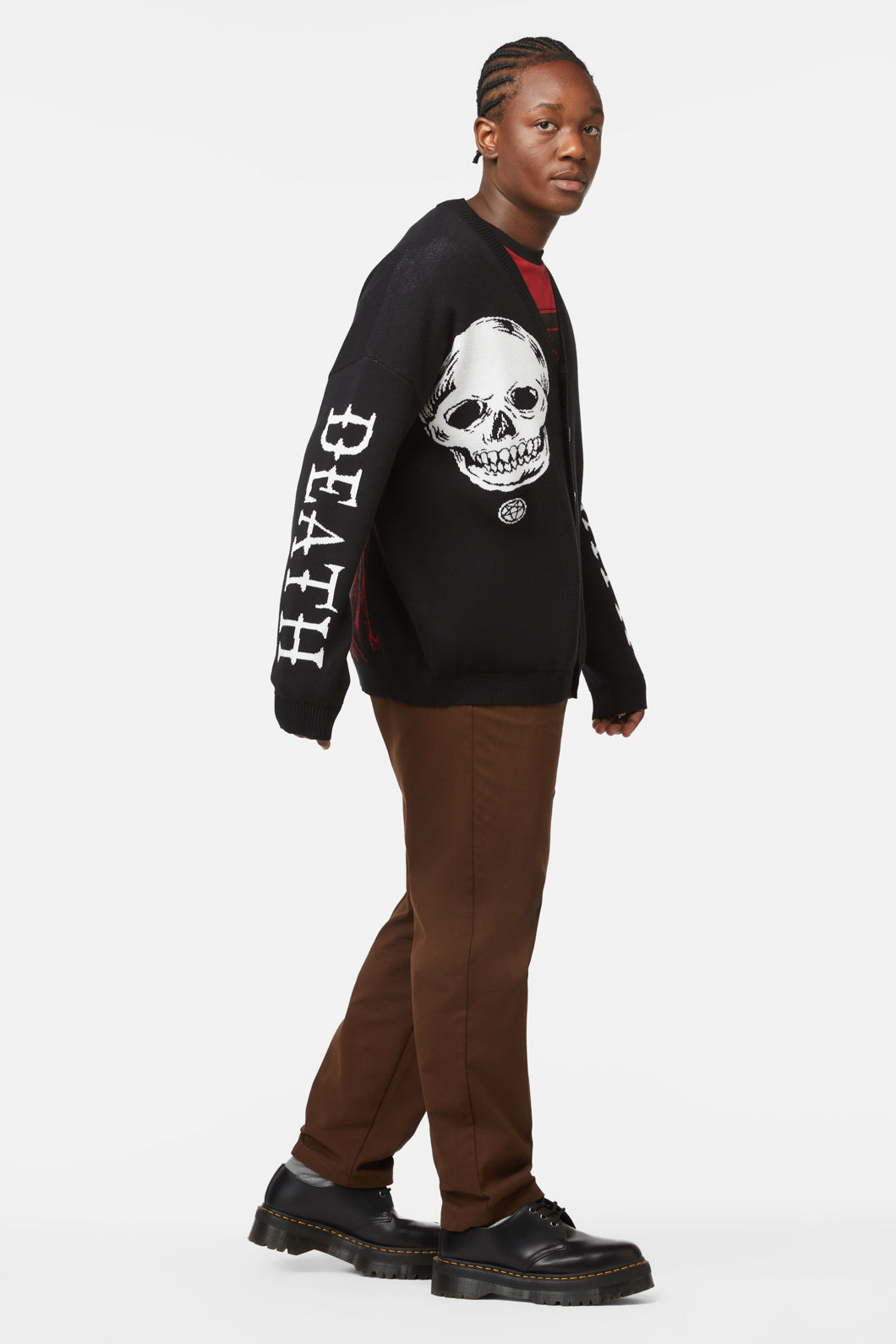 Dangerfield - Death Unisex Cardigan - black