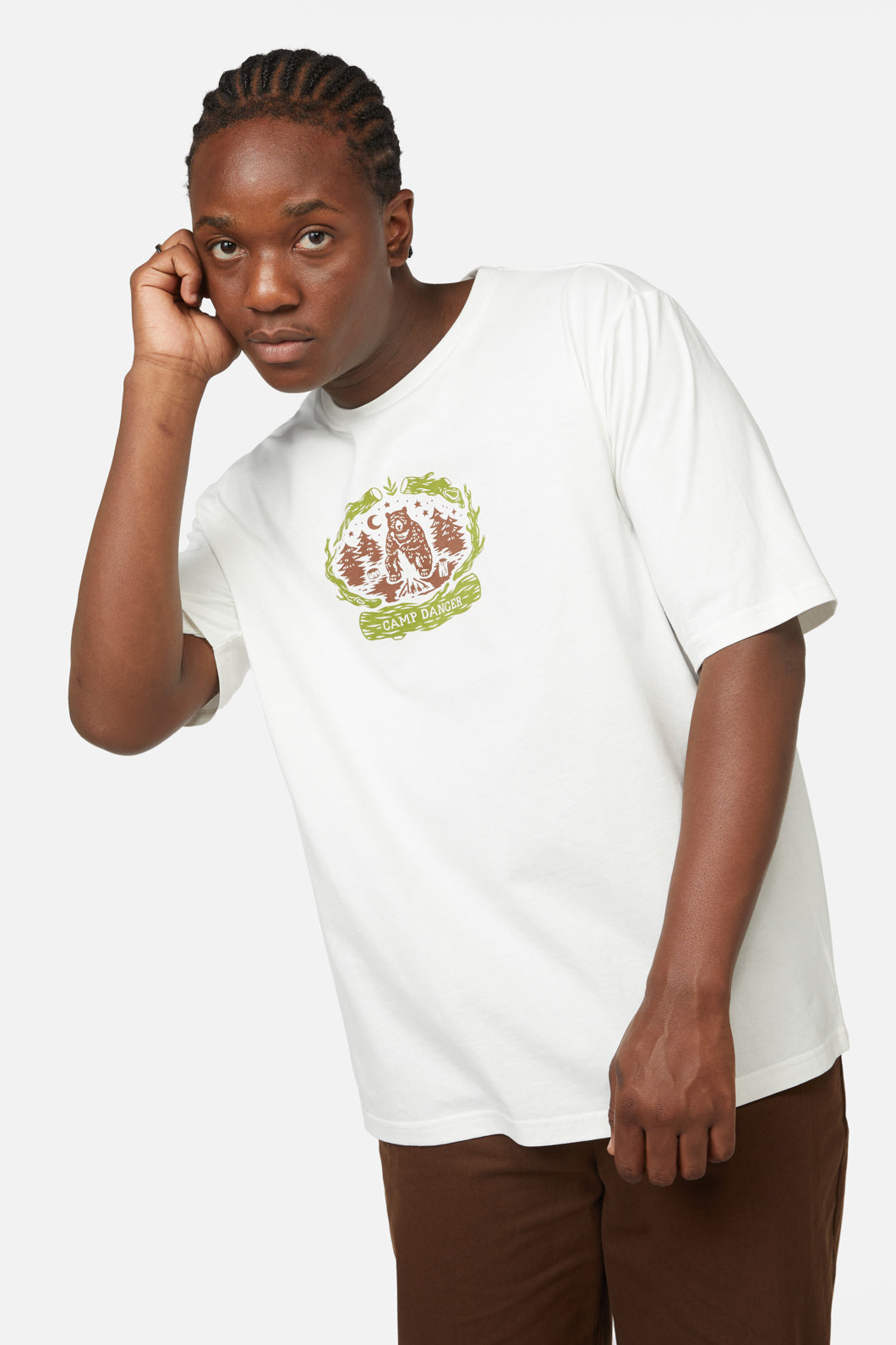 Dangerfield - Camp Danger Unisex Tee - cream