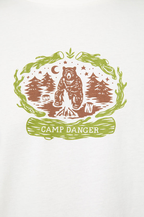 Dangerfield - Camp Danger Unisex Tee - cream
