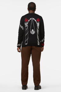 Dangerfield - Truth Revealed Tarot Knit Jumper - black