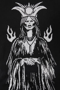 Dangerfield - Truth Revealed Tarot Knit Jumper - black