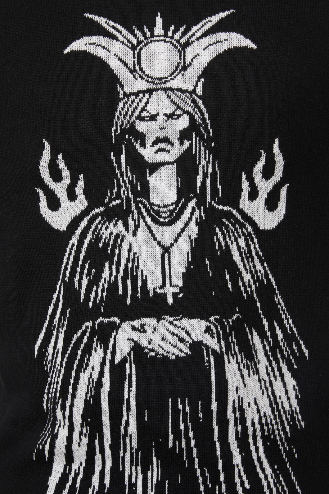 Dangerfield - Truth Revealed Tarot Knit Jumper - black