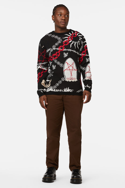 Dangerfield - Dark Tarot Knit - black