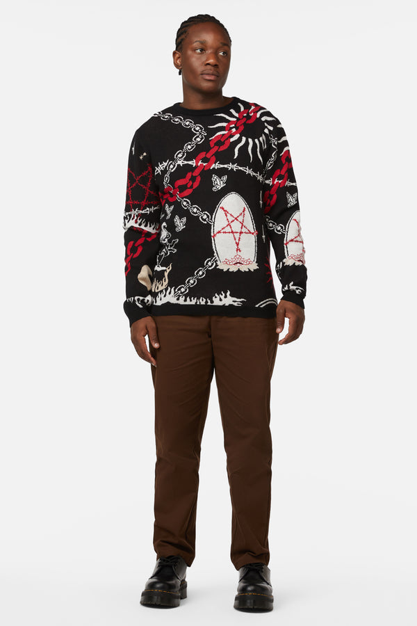 Dangerfield - Dark Tarot Knit - black