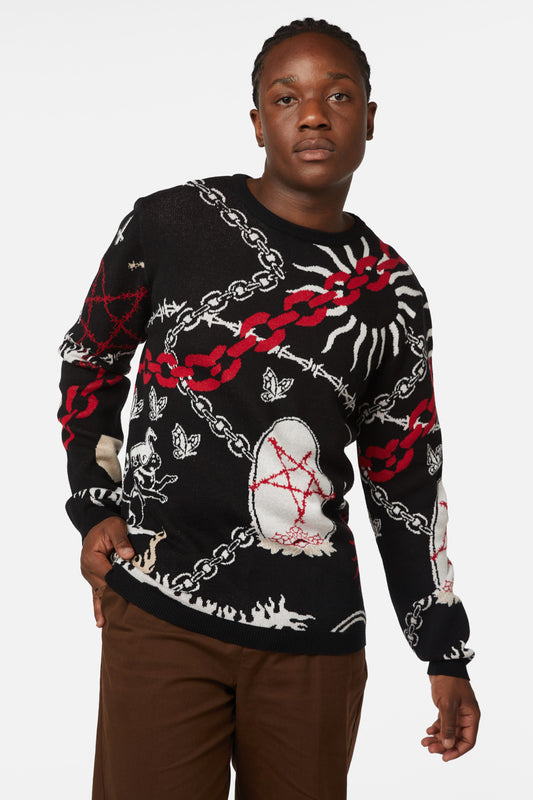 Dangerfield - Dark Tarot Knit - black