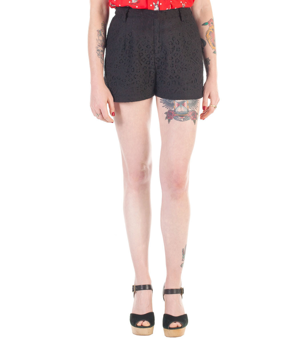 Dangerfield - The Lace Short - black